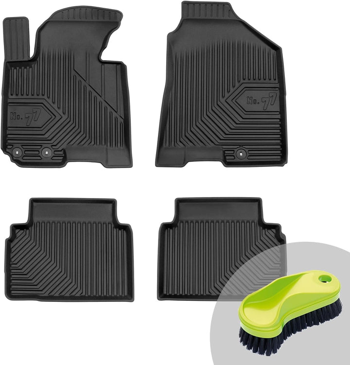 FROGUM No.77 Gummimatten Ganzjahresset von Auto Fussmatten Autofussmatten für Hyundai ix35 2009-2015