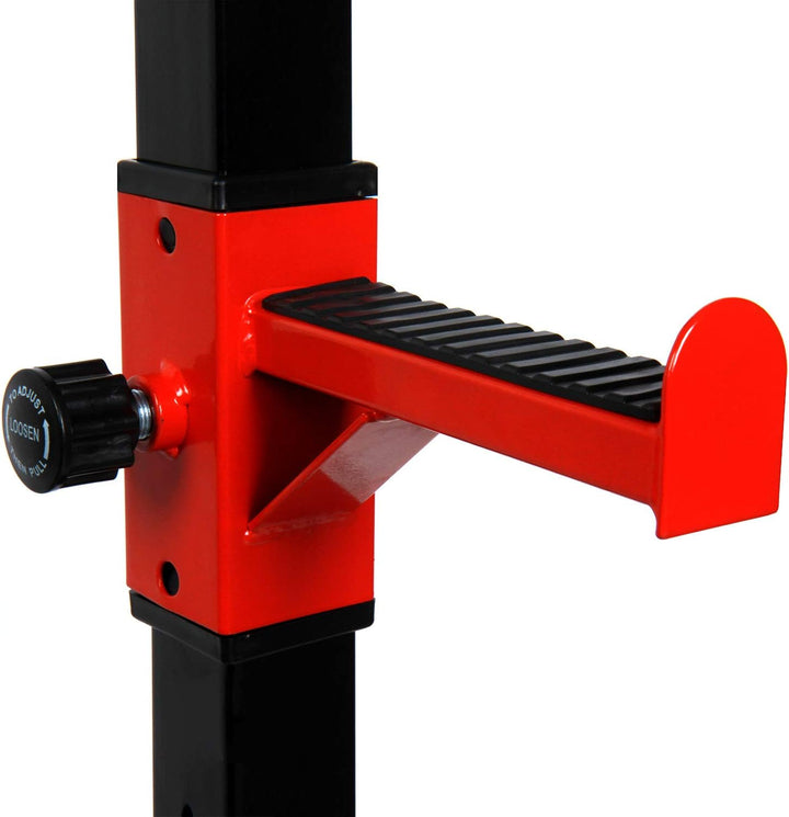 CCLIFE Squat Rack Verstellbare Kniebeugenständer Langhantelablage Höhenverstellbarer Multi-Funktions