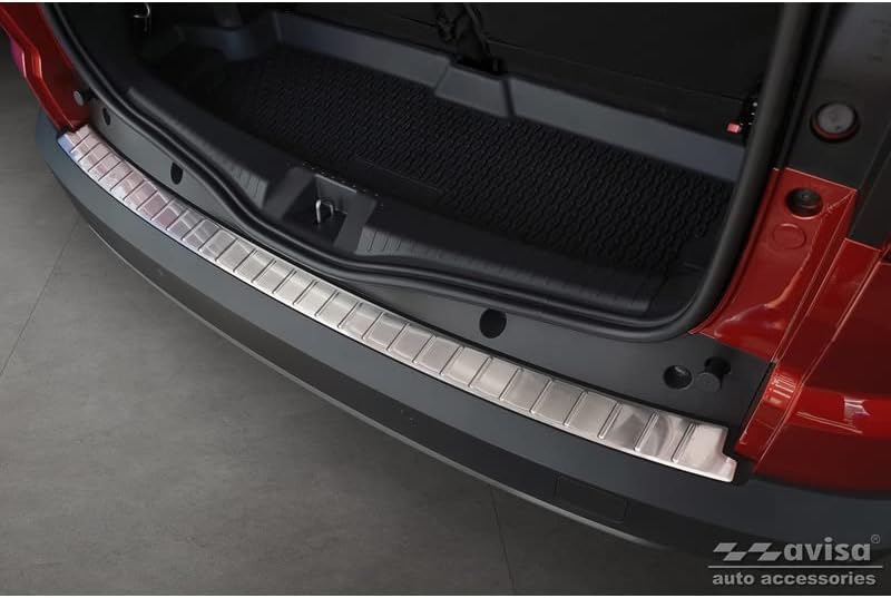 Avisa Edelstahl Heckstossstangenschutz kompatibel mit Dacia Jogger 2022- 'Ribs'