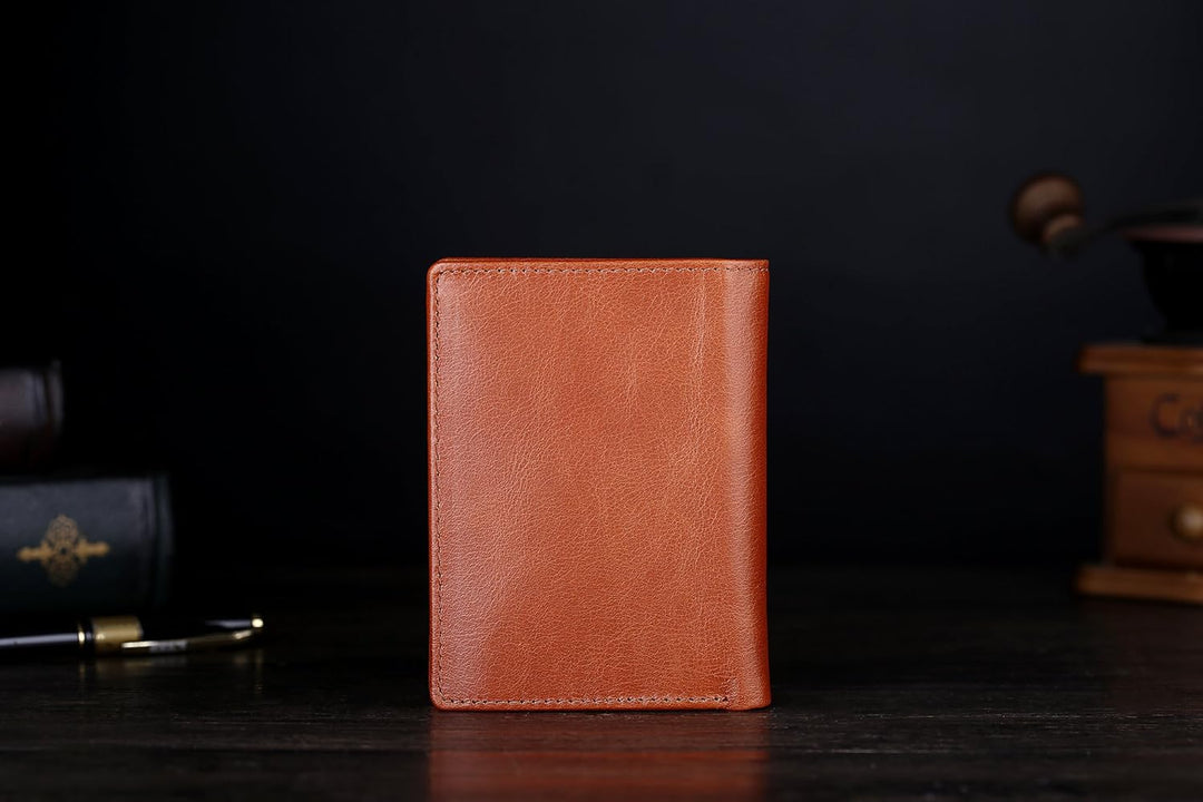 Cronus &amp; Rhea® | Luxus Geldbörse mit Münzfach aus exklusivem Leder (Charon) | Geldbeutel - Brieftasc