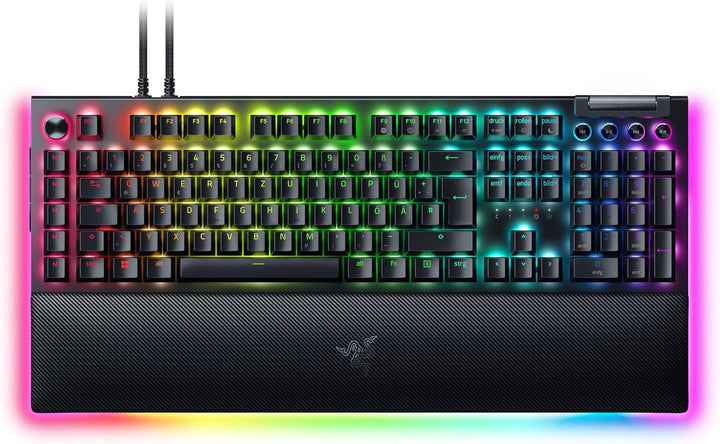Razer BlackWidow V4 Pro - Mechanische Gaming-Tastatur Chroma RGB (grüne mechanische Switches, Befehl