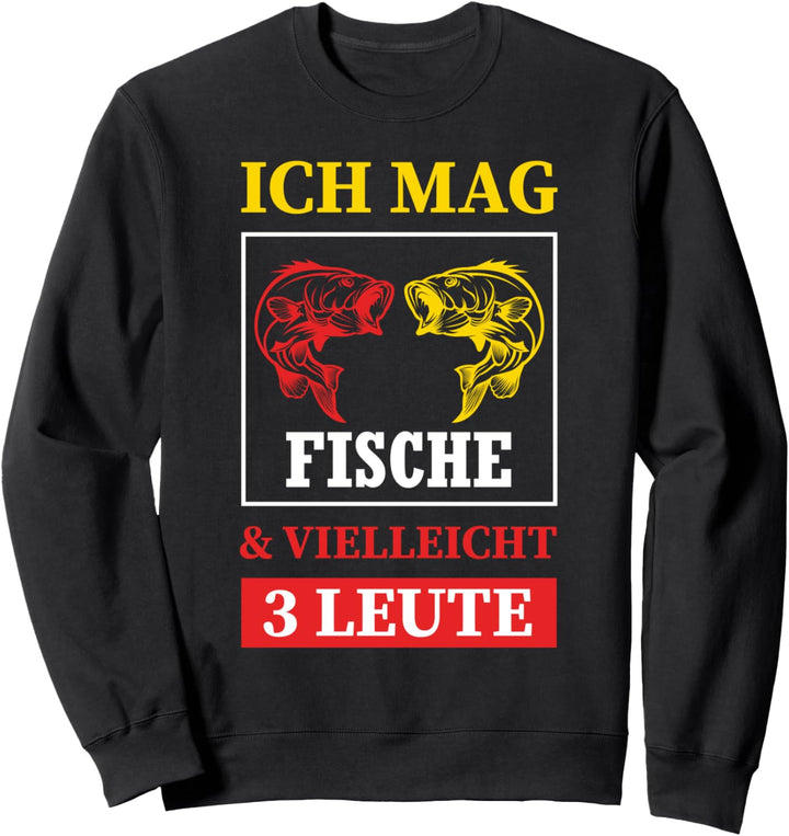 Lustiger Spruch Angeln Angelrute Männer Vater Angler Sweatshirt