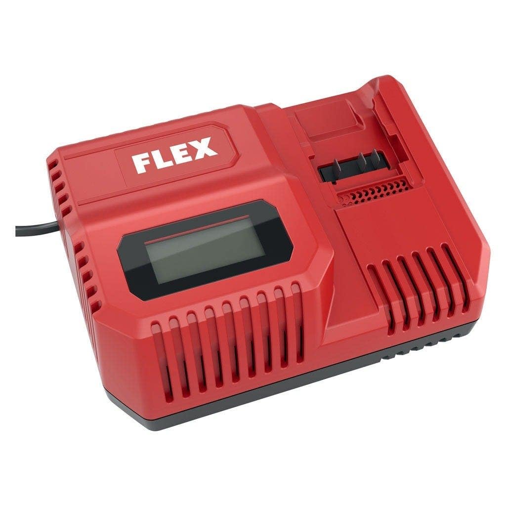 Flex Schnellladegerät 12/18 V CA 12/18 230/CEE (mit LCD-Display, Ladezeit ca. 40 min., mit Überhitzu
