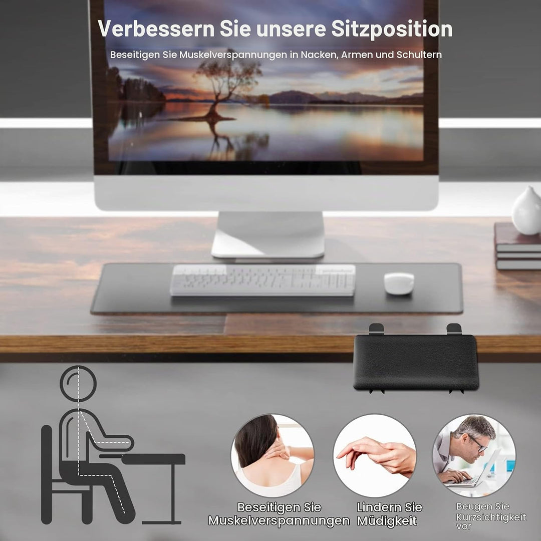 Giecy Armauflage schreibtisch Extender, Ergonomische faltbare Computertisch Armlehnenstütze Armlehne