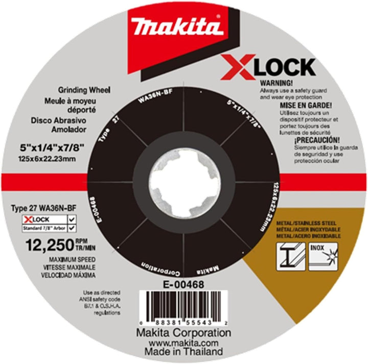 Makita GA041GZ Akku-Winkelschleifer 40V max. (ohne Akku, ohne Ladegerät), Petrol, Schwarz