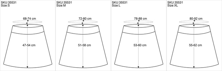 GURU SHOP Minirock aus Bio-Baumwolle, Tellerrock Herbstlaub Print Organic, Damen 36 Schwarz, 36 Schw