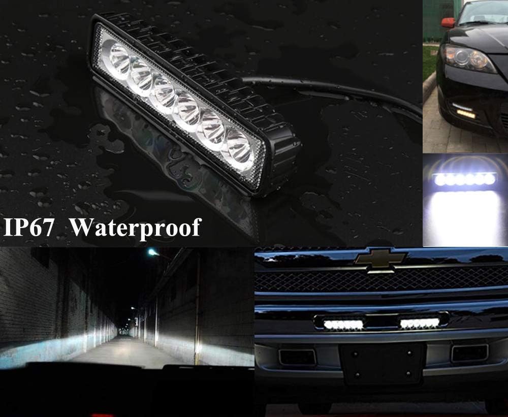 Greenmigo 20x 18W Led Scheinwerfer Offroad Lampe Flood Arbeitsscheinwerfer LED Arbeitslicht 12V 24V