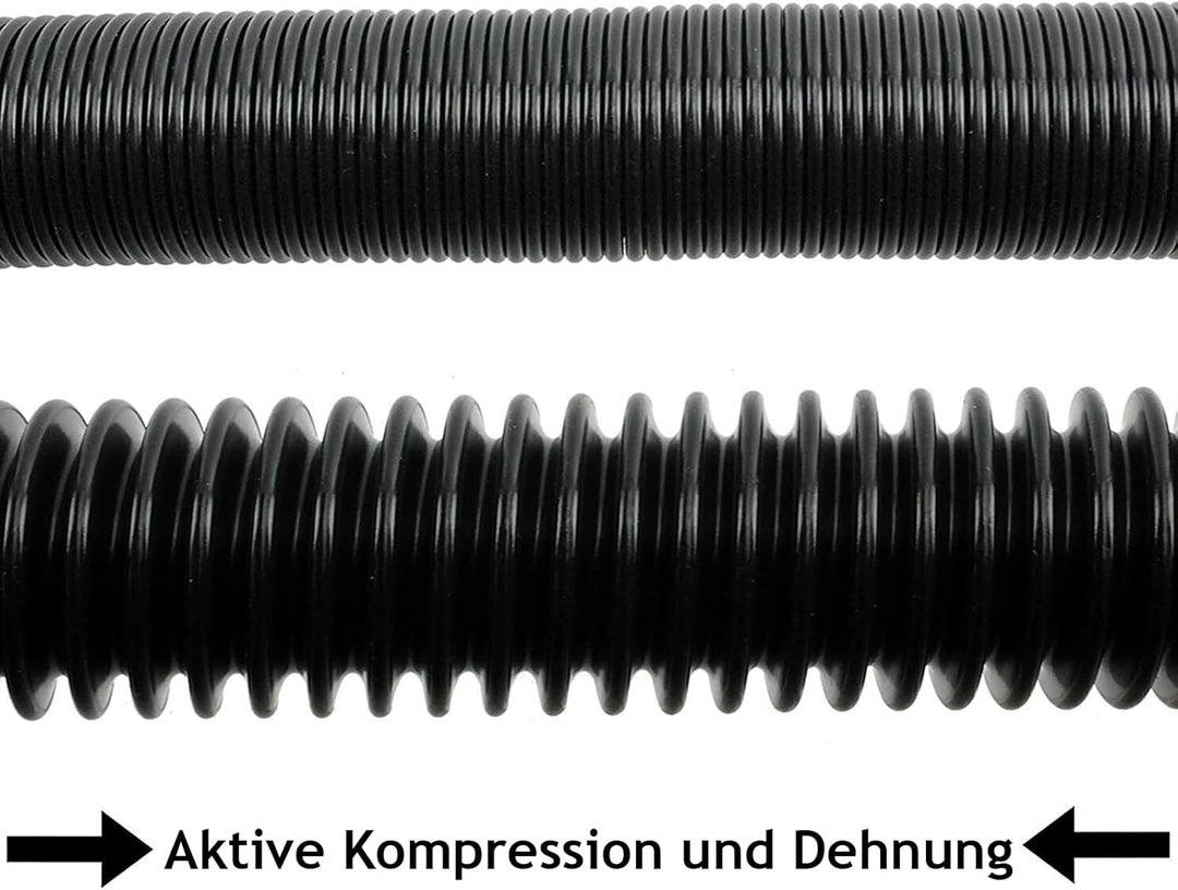 SPARES2GO 6 Metre Universal 32mm Vacuum Cleaner Extension Pipe Hose Kit (6m Hose + Tool Adaptor) by