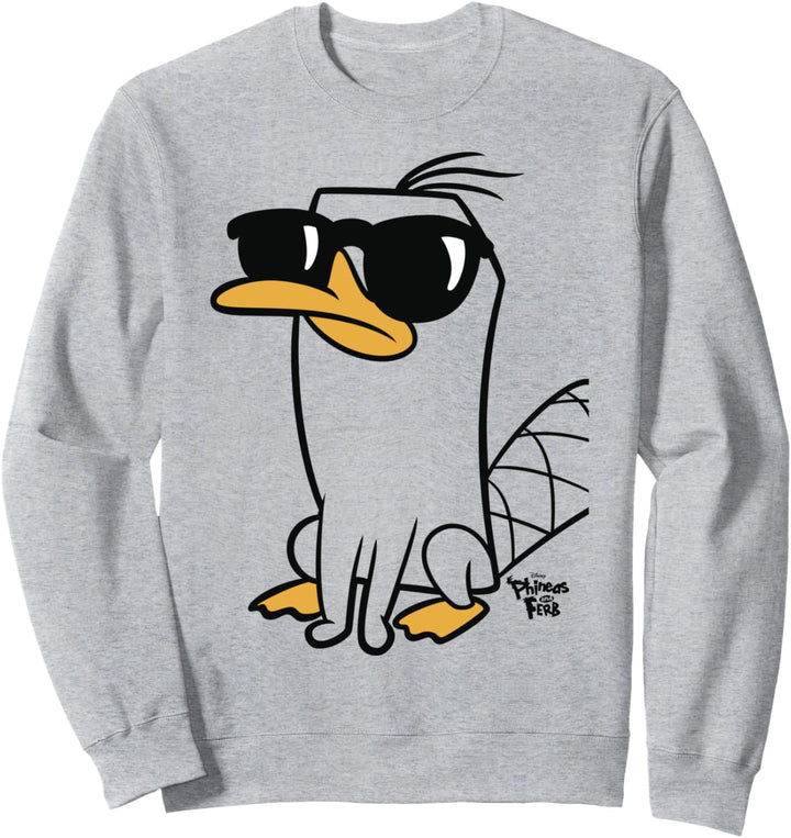 Disney Phineas and Ferb Large Perry Sonnenbrille Pose Sweatshirt