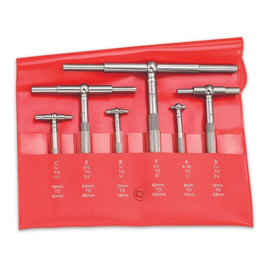 Starrett S579HZ Selbstzentrierende Teleskoplehre mit 2 Teleskoparmen, 5/16"- 6" Reichweite, 2-3/8 -
