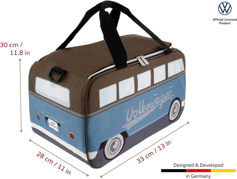 BRISA VW Collection - Volkswagen isolierte Kühl-Wärme-Thermo-Picknick-Lunch-Tasche-Box für Lebensmit