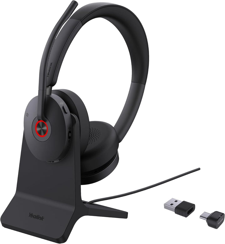 Yealink BH 74 Teams Headset inkl. Ladeständer – Bluetooth, Hybrid ANC, 32h Gesprächszeit, USB-C/A