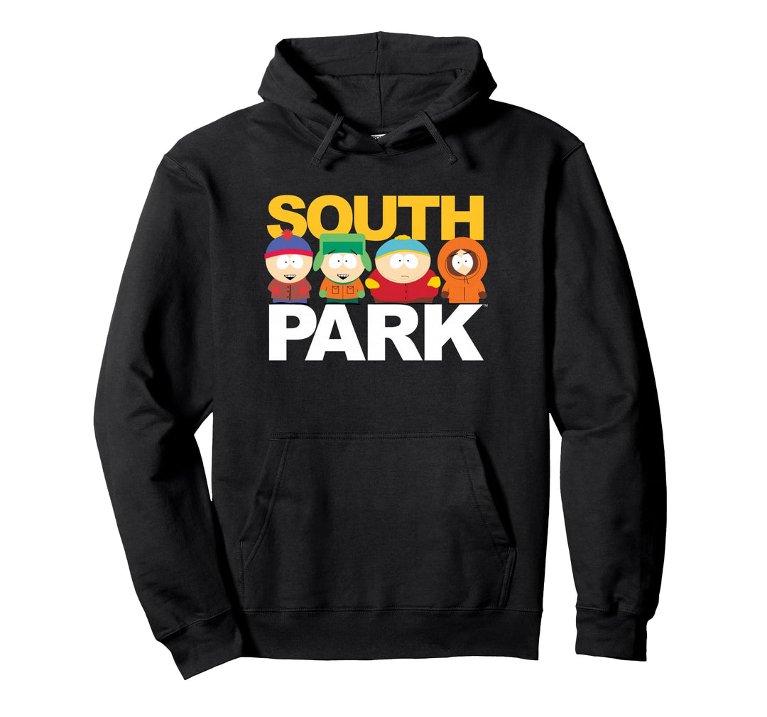 South Park Gang Behind Logo Pullover Hoodie