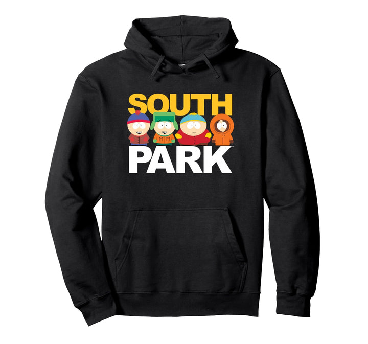 South Park Gang Behind Logo Pullover Hoodie