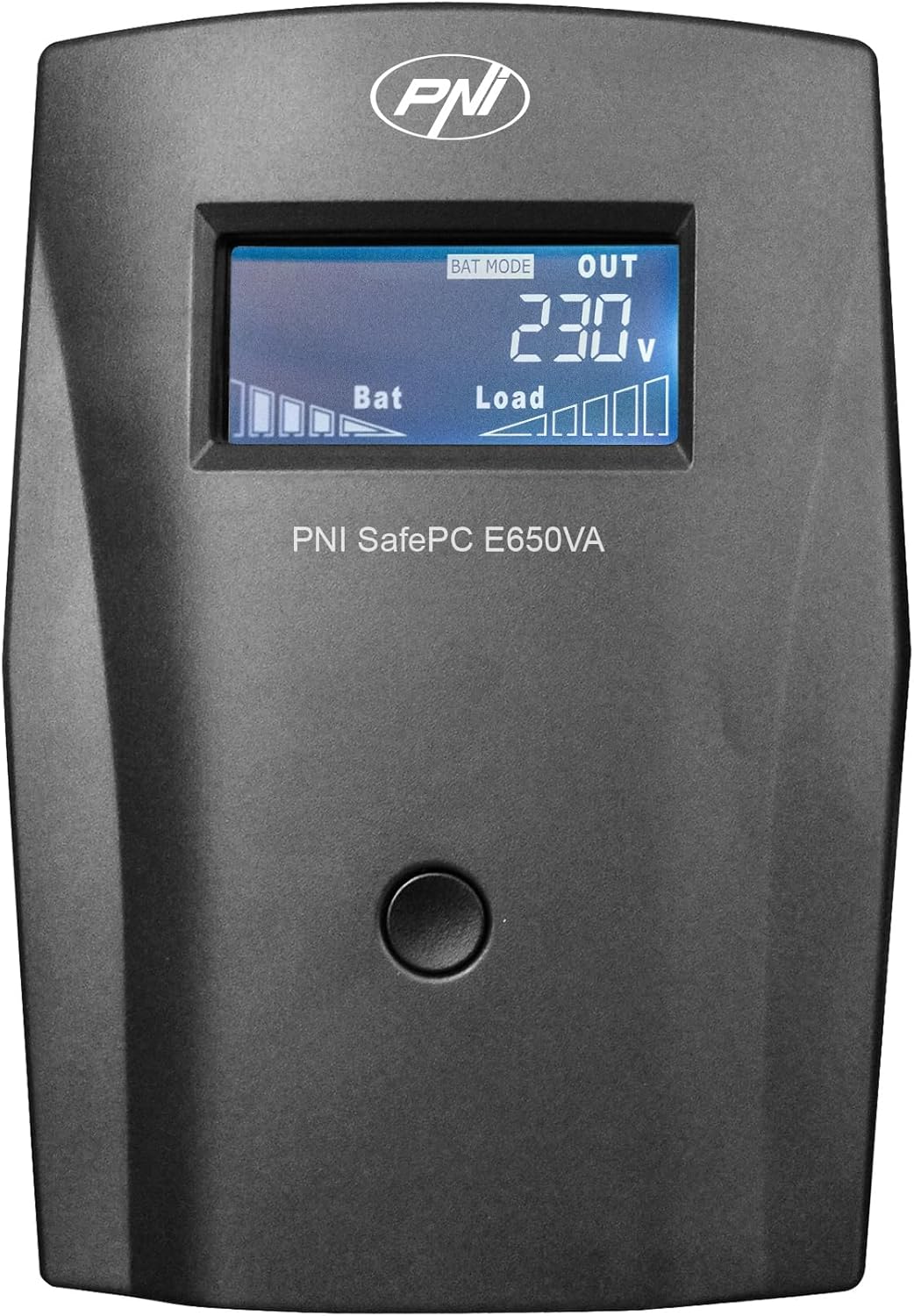 USV Stromversorgung PNI SafePC E650VA Unterbrechungsfreie Stromversorgung - 2 Schuko-Ausgänge - Leis