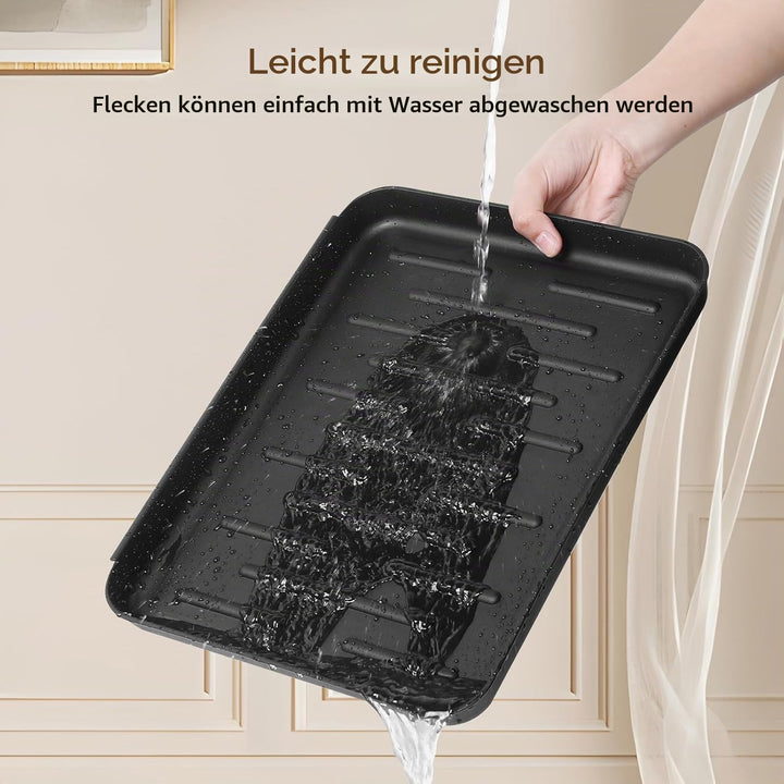 Cozary Schuhabtropfschale – 3 Stück wasserdichte und rutschfeste Schuhabtropfschalen für den Eingang