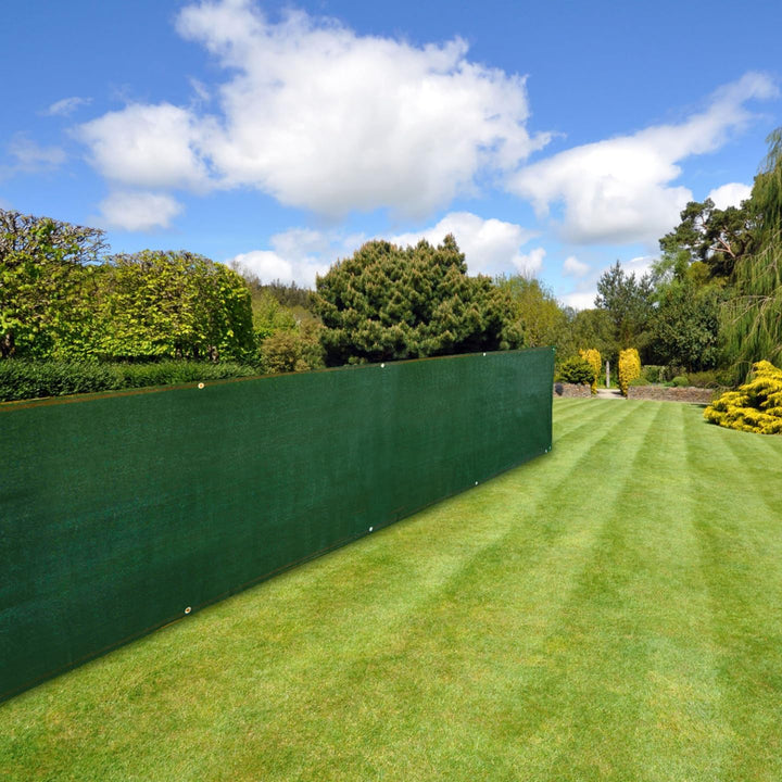 ProBache - Sichtschutzplane, verstärkt, Luxusausführung - 2 x 10 m, 220 g/m² - Grün