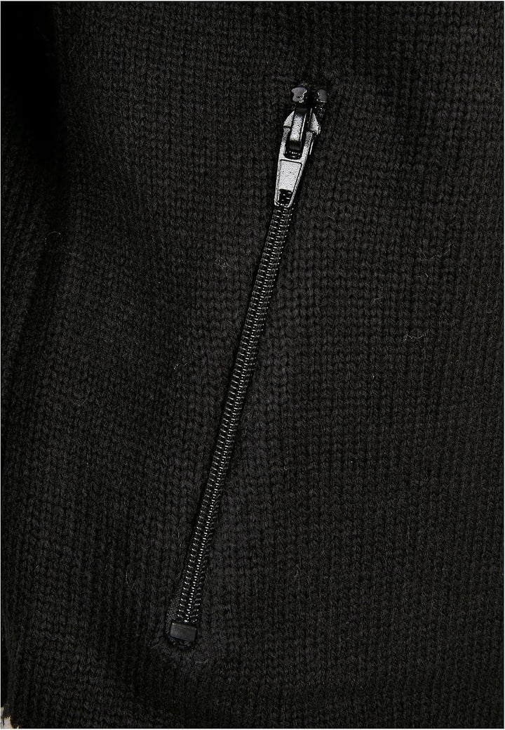 Brandit Herren Norwegian Cardigan Strickjacke L Schwarz, L Schwarz