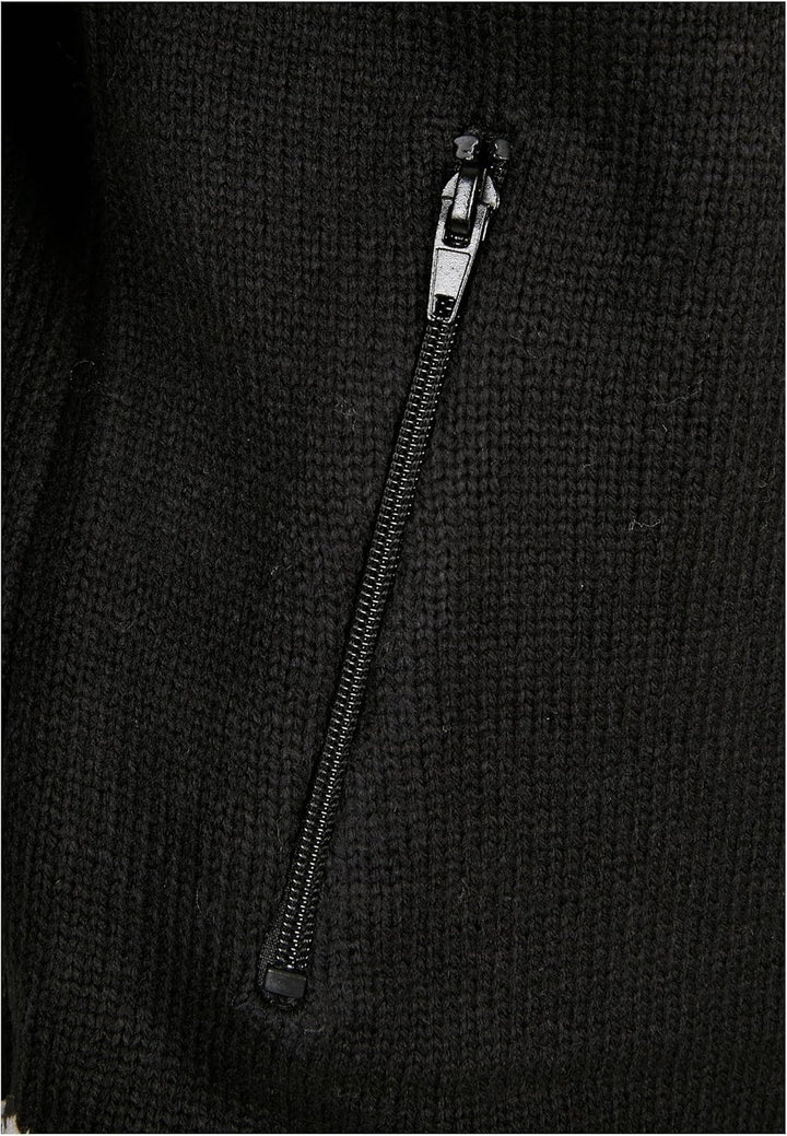 Brandit Herren Norwegian Cardigan Strickjacke (1er Pack) 3XL Schwarz, 3XL Schwarz