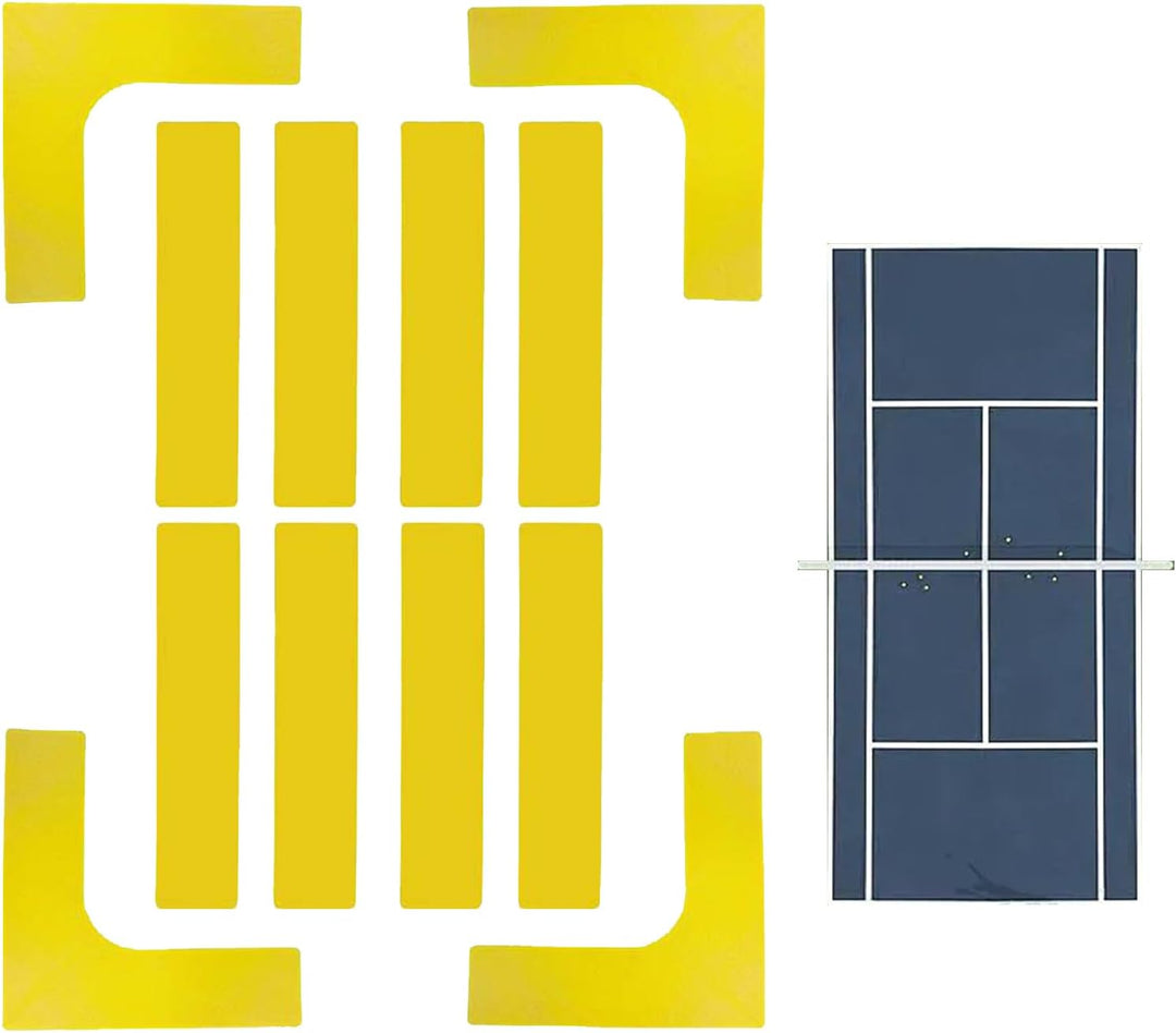 Pickleball Spielfeld Markierungs Kit | Tragbares Markierungs-Set Für Pickleball Court Outdoor - ruts