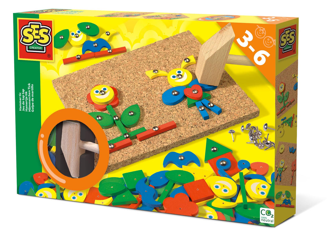 SES Hamertje Tik Fantasie (00926), Kreatives Bastelset, für Kinder ab 3 Jahren