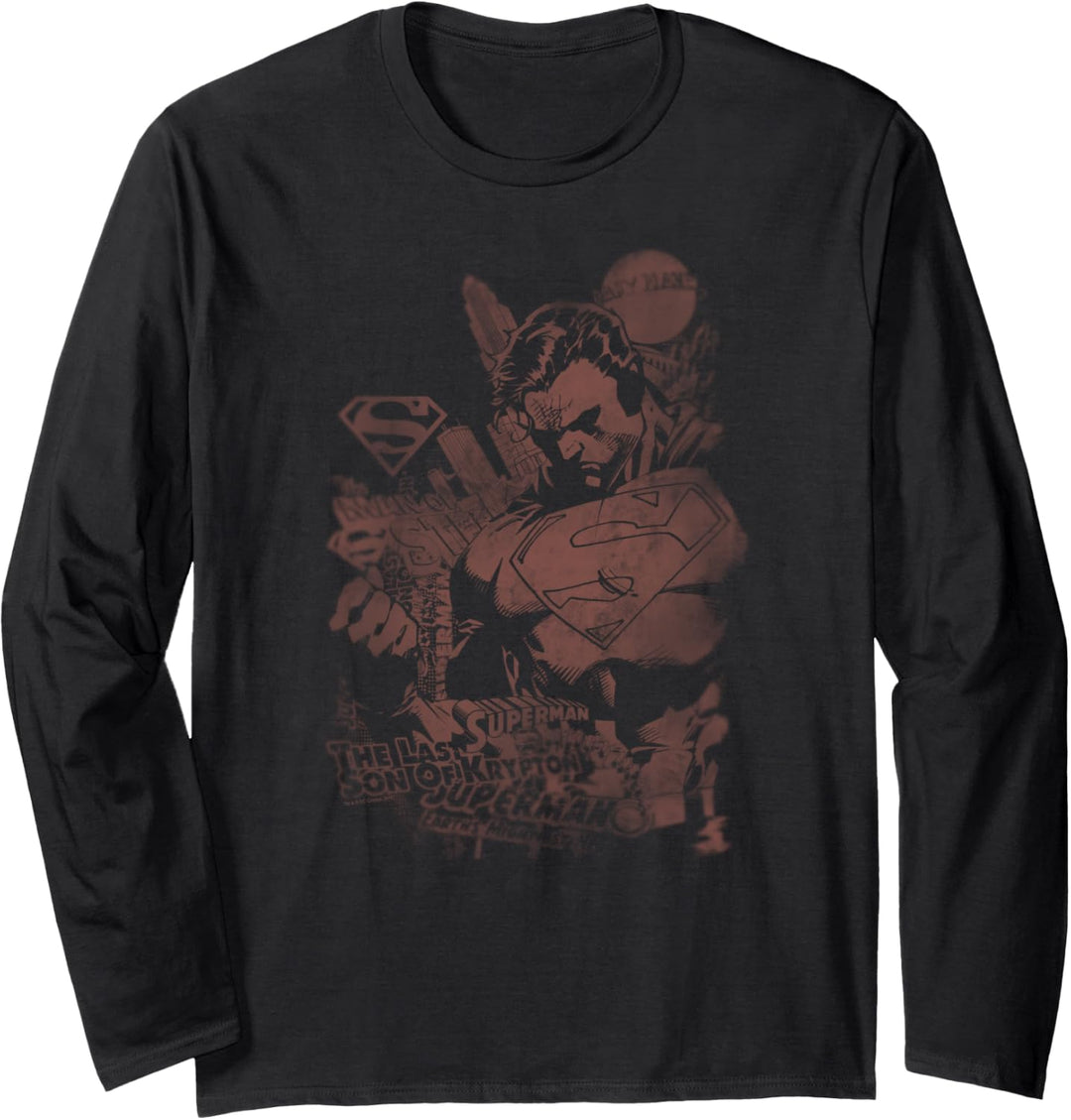 Superman Somber Power Langarmshirt