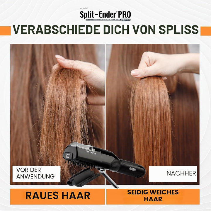 Split Ender PRO – Professionelles Salon-Gerät, titanbeschichtete Klingen, kabelloser Spliss-Trimmer