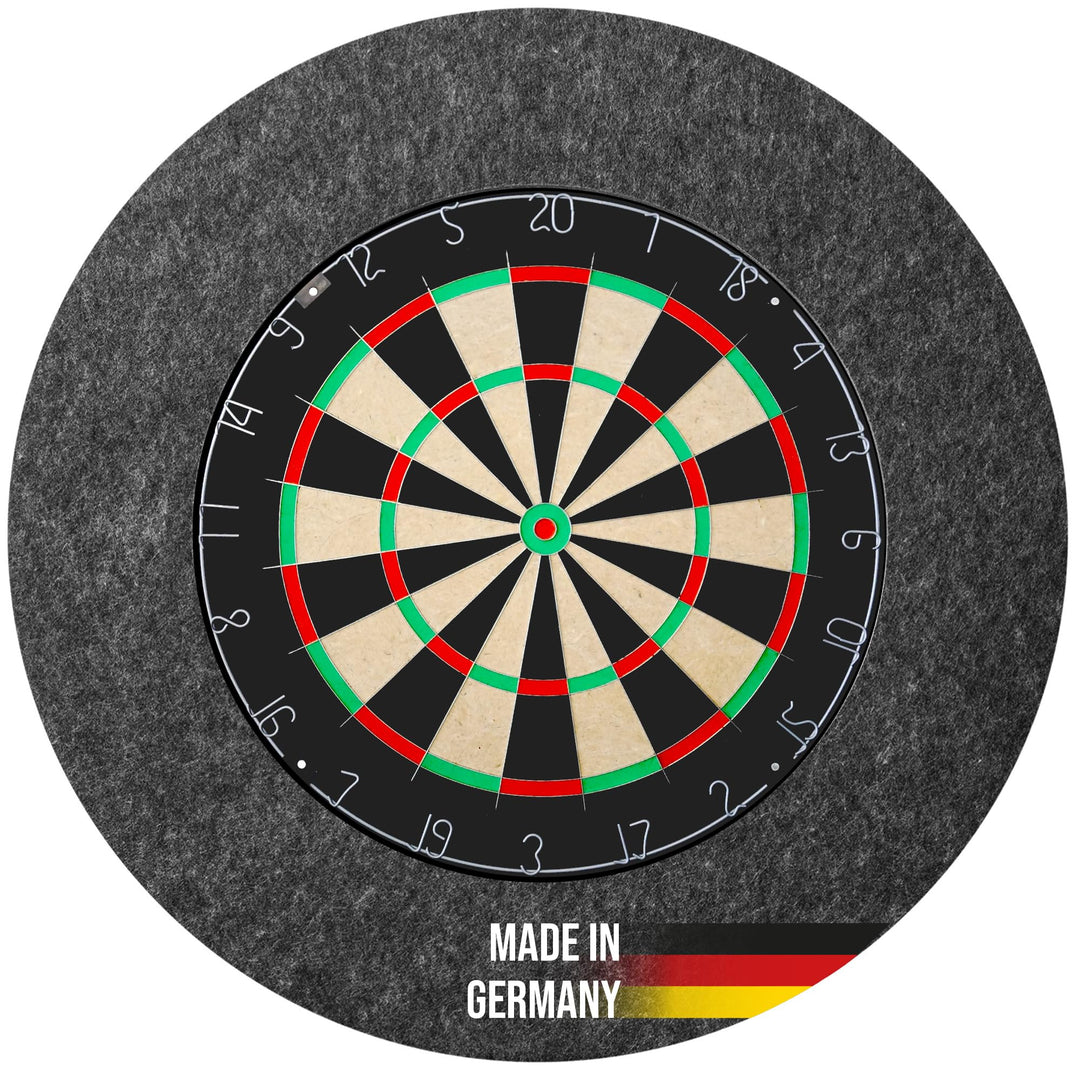 Karella Ultimo Dartboard Surround, Made in Germany, Catchring aus recycelten Fasern, Robust, Optimal
