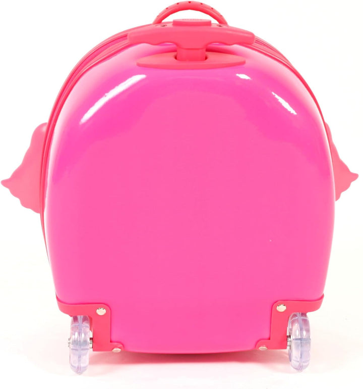 Bayer Chic 2000 - Bouncie Kinder-Trolley mit 3D-Eulen-Motiv Kindergepäck, 20 Liter, Pink, 40 cm, Pin