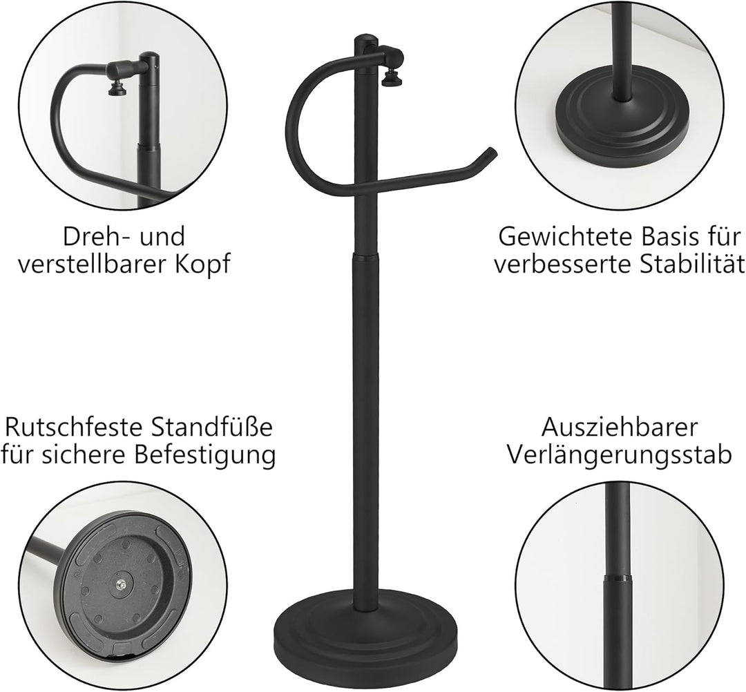 RFOUO Hand Towel Holder Stand Counter, Handtuchständer Für Die Arbeitsplatte, Geeignet Für Waschbeck
