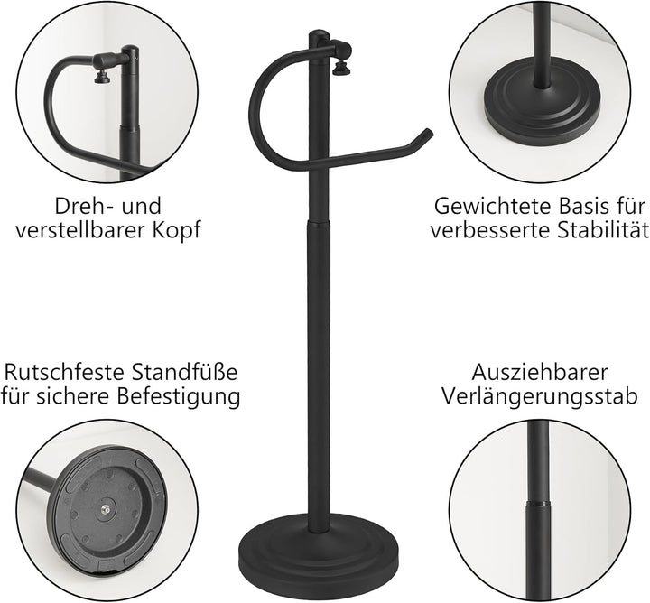 RFOUO Hand Towel Holder Stand Counter, Handtuchständer Für Die Arbeitsplatte, Geeignet Für Waschbeck