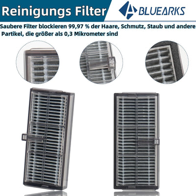 Bluearks 21Pcs Stück Zubehör für Dreame L10s Pro Ultra/X30 Ultra Saugroboter, Bestehend Aus 1 Hauptb