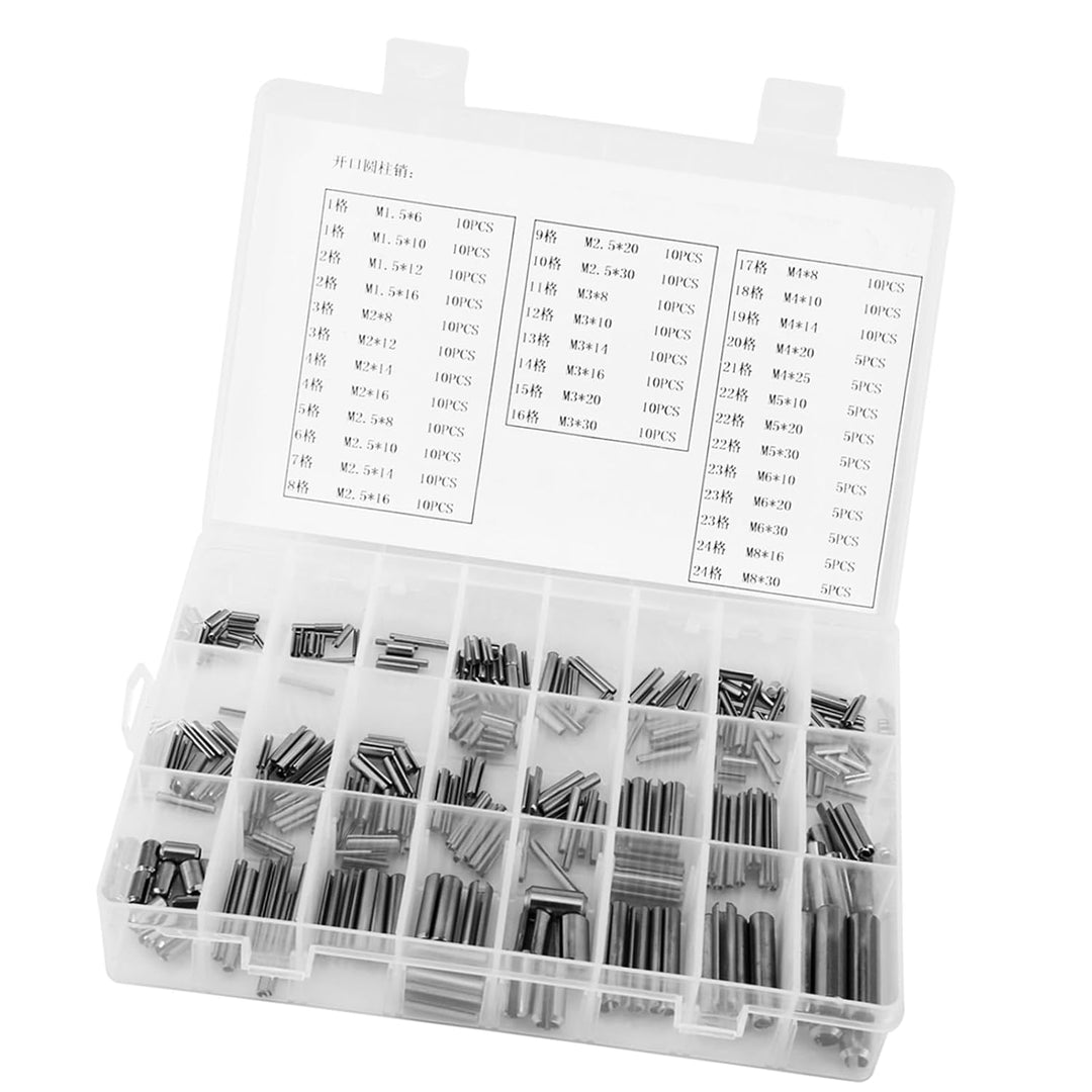 280 Stücke 304 Zylinderstift Kit Edelstahl Elastische Zylinderstift Schrank Möbel Regal Pins Unterst