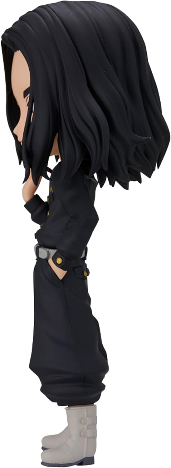 Banpresto Unisex-Adult Tokyo Revengers-Keisuke Baji Vers.A-Q Posket 14cm, Black, Estándar Schwarz, S