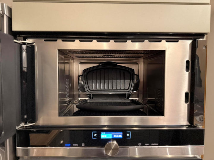 Impulsion - Express Grill – doppelseitiger Grillkocher für Mikrowelle, Zubehör für Grillgut von Flei