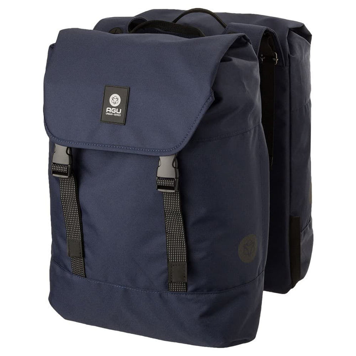AGU Essentials DWR Urban Klickfix Doppel-Fahrradtasche für Gepäckträger, Fahrradtasche hinten seitli