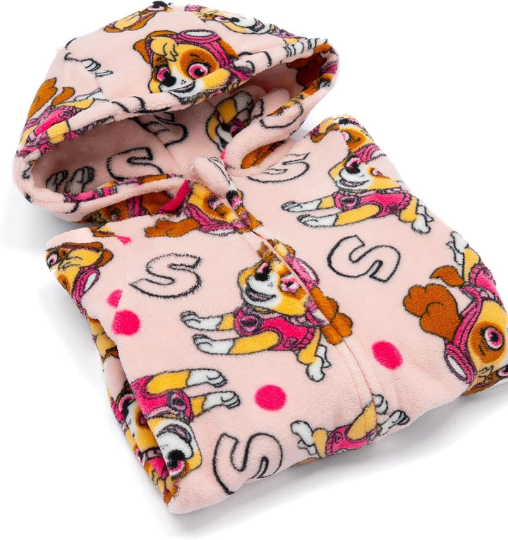 PAW PATROL Girls Onesie Kinder rosa Skye Rettung Welpe alle in einem PJs, 3-4 Jahre