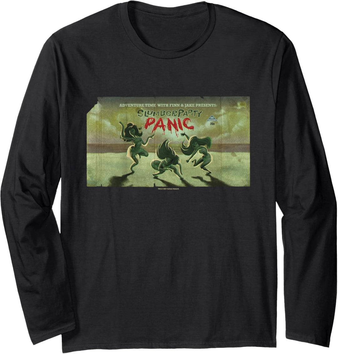 Adventure Time Slumber Party Panic Card Langarmshirt