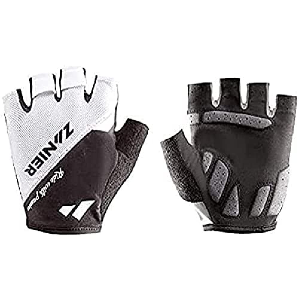 Zanier-Unisex-Handschuhe-CYCLING TEAM GLOVE 9 Schwarz, Weiss, 9 Schwarz, Weiss