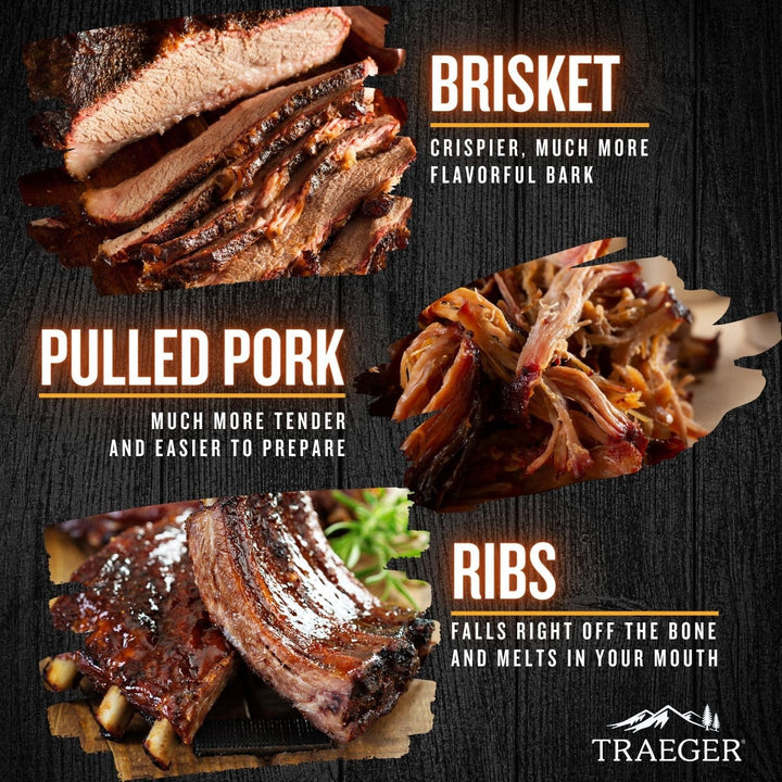 Traeger Grills BAC427 Papierrolle, 45,7 x 45,7 cm, hält Fleisch feucht, verbessert den Rauchgeschmac