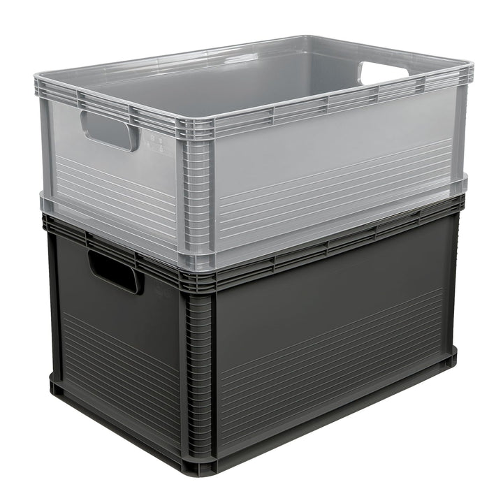 keeeper Transportbox, Stapelbar, Polypropylen, 45 l, Robert, Nordic Grey Nordic Grey 45 L Transportb