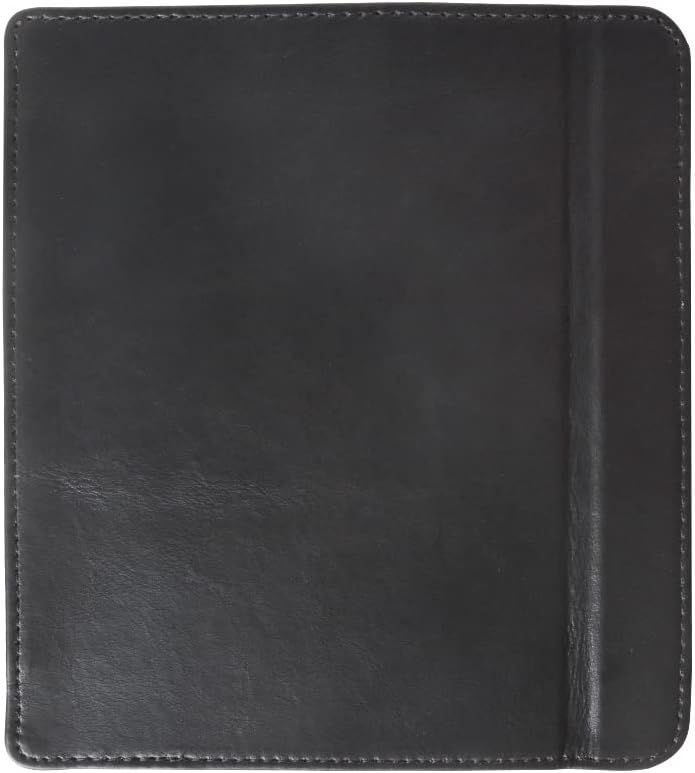Lunso - Geeignet für Kobo Libra 2 Hülle (7 Zoll) - Leder Schleppcover - Schwarz