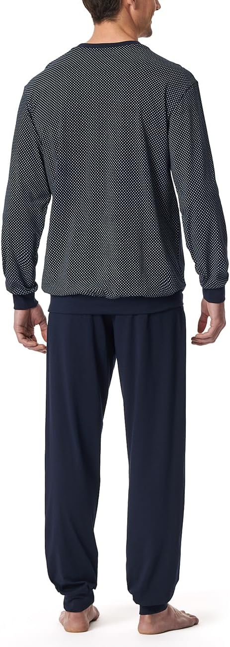 Schiesser Herren Schlafanzug, Nachtblau Nachtblau_182196 25 Modern, Nachtblau_182196 25 Modern