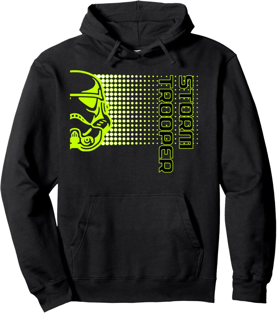 Star Wars Trooper Neon Dot Text Pullover Hoodie