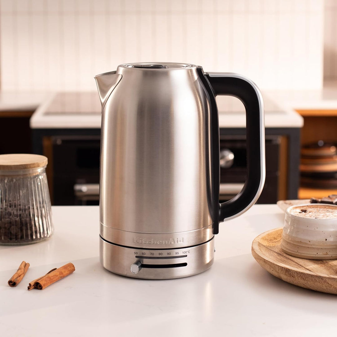 KitchenAid Wasserkocher mit Temperatureinstellung von 50 bis 100°C | Teekocher mit Temperaturanzeige