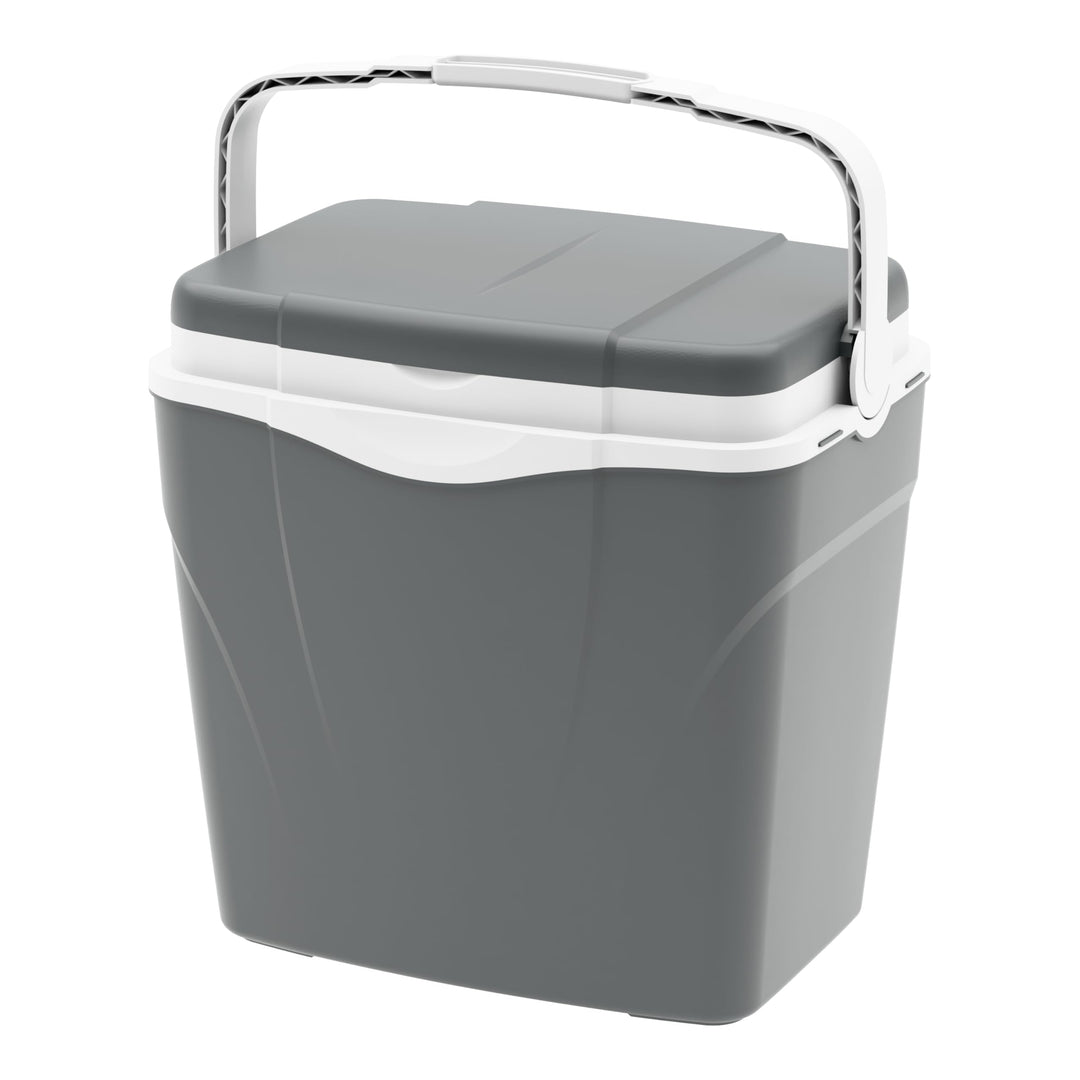 CoolBox Antarctica 3 Sizes, Camping, Summer Freezer Box for bevrages and Food 32LT Grau, 32LT Grau