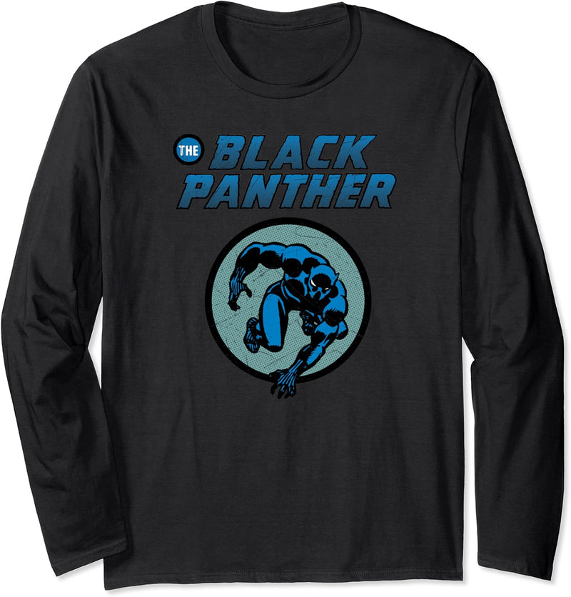 Marvel The Black Panther Comic Action Langarmshirt