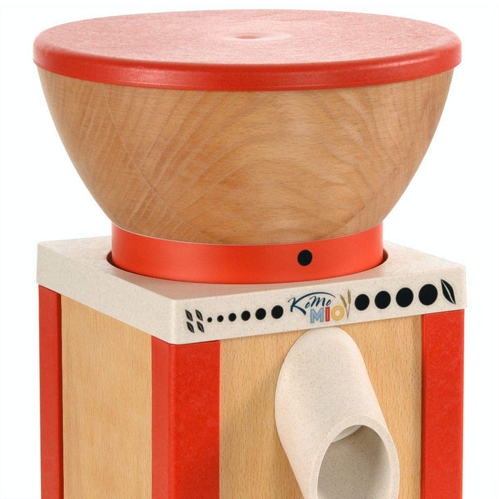 KoMo KoMoMio Getreidemühle rot (400 Watt, innovative Materialien) 16,5 x 16 x 37,5