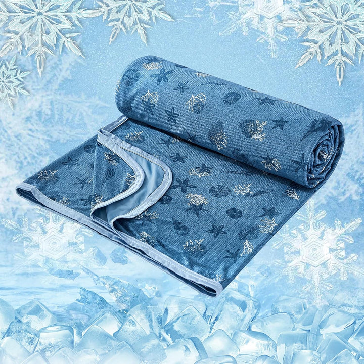 WONGS BEDDING Kühldecke Sommerdecke - mit Japanische Arc-Chill Q-Max 0,43 Kühlfasern, 2 in 1 Selbstk