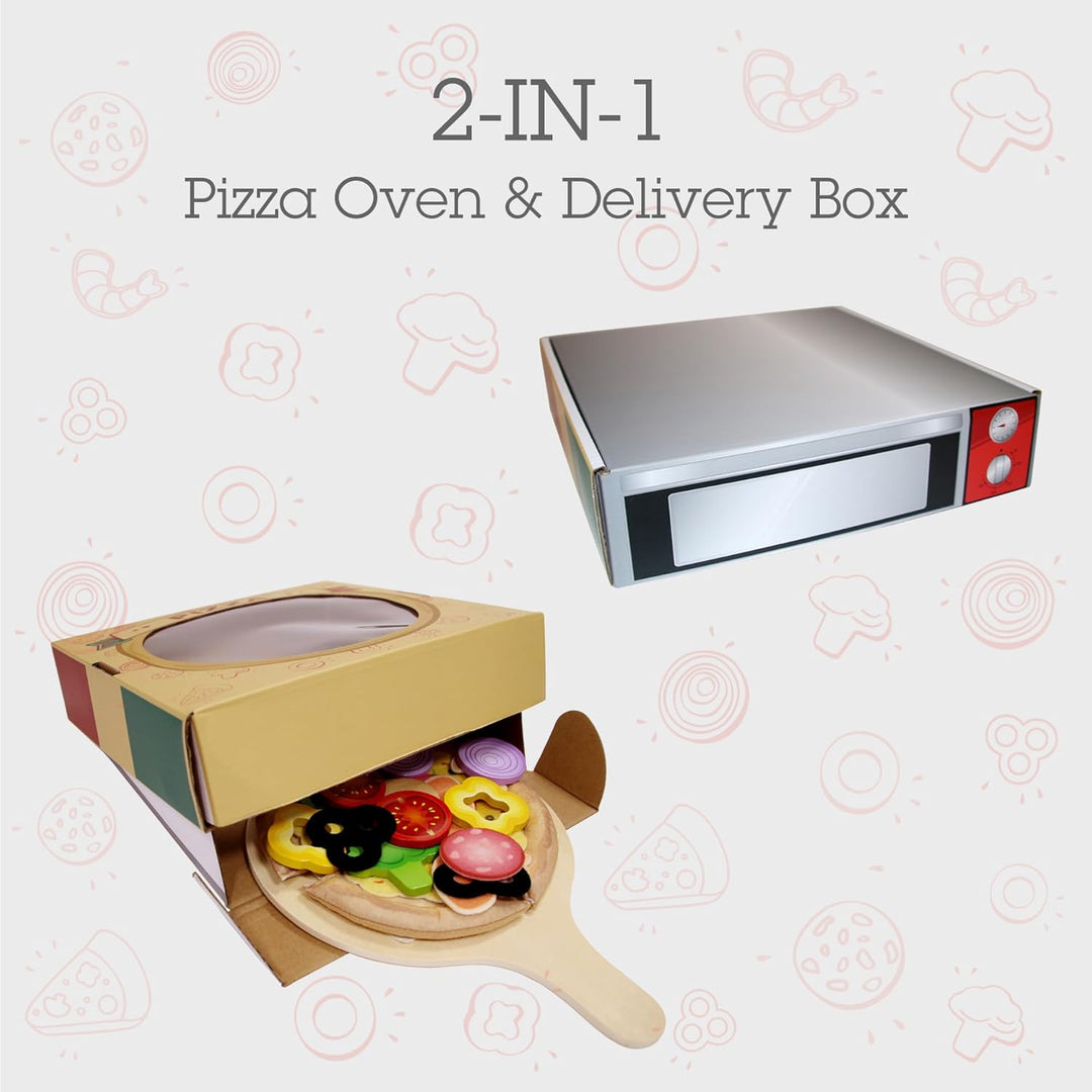 Hape Pizza-Set von Hape Küchenspielset mit Pizzakarton-Verpackung für noch mehr Spielspass